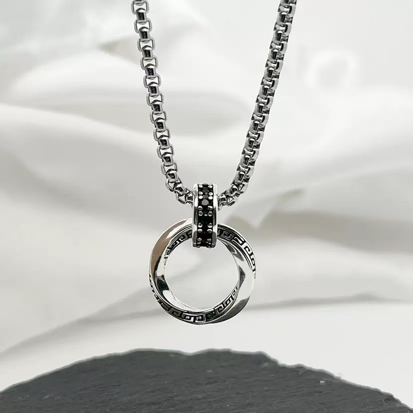 925 Sterling Silver Chain Necklace Men - Nuova collana in argento sterling 925,