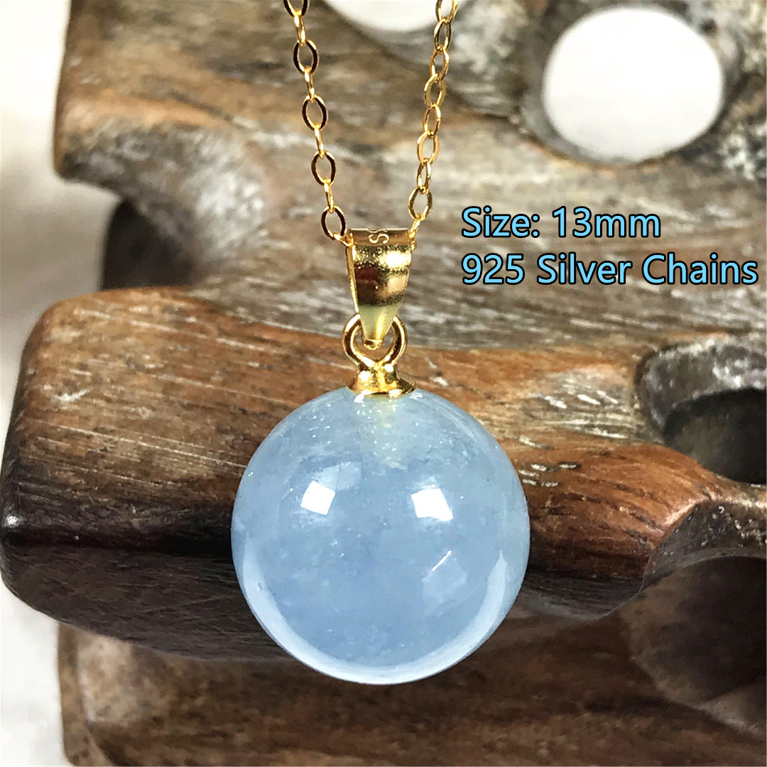 Collana con ciondolo acquamari - 925 Sterling Silver Chain Necklace Men recensione e prezzo