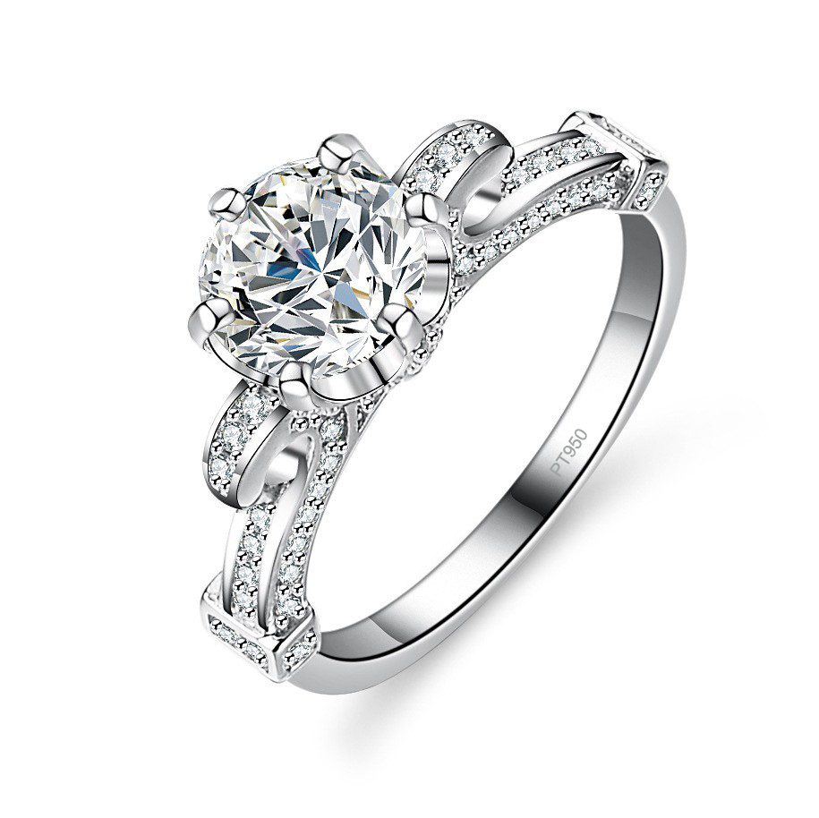 Lumira Anello classico con fio - Moissanite Engagement Ring 1 Carat recensione e prezzo