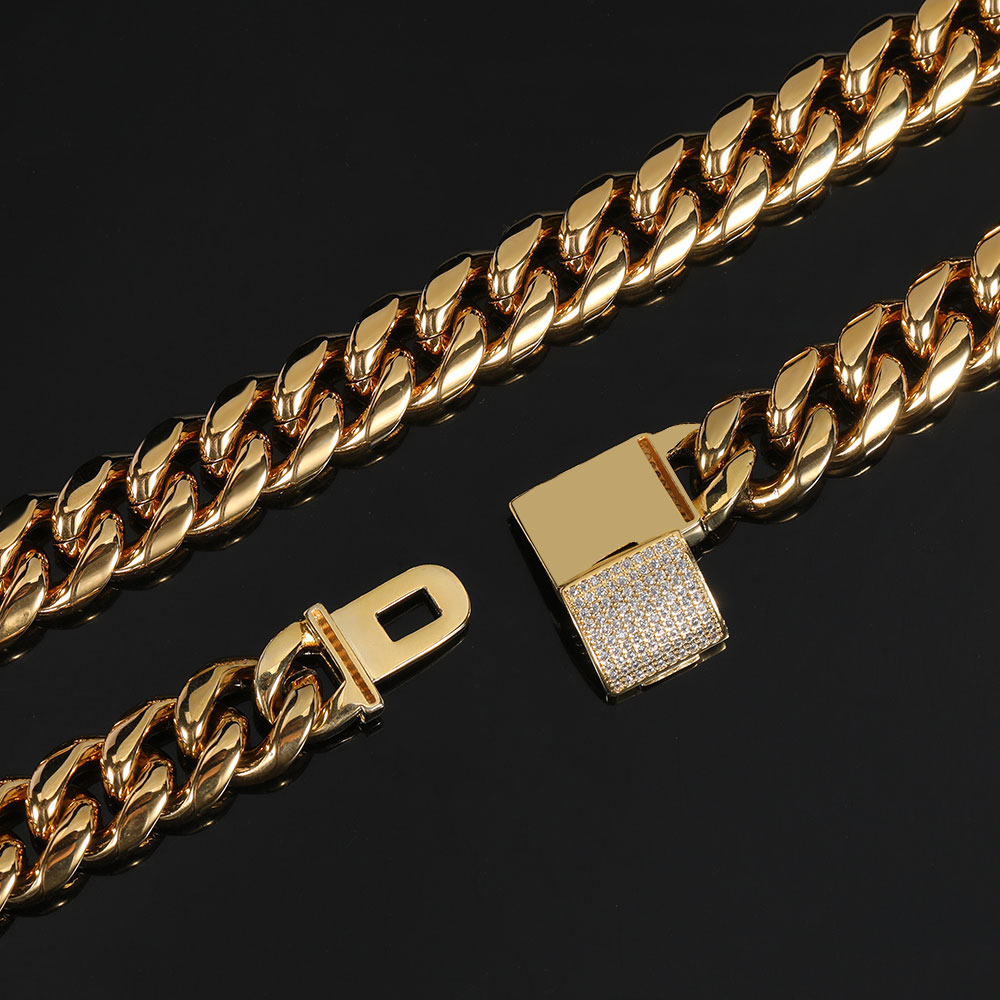 Collana da uomo con catena a m - Cuban Link Chain 12Mm recensione e prezzo