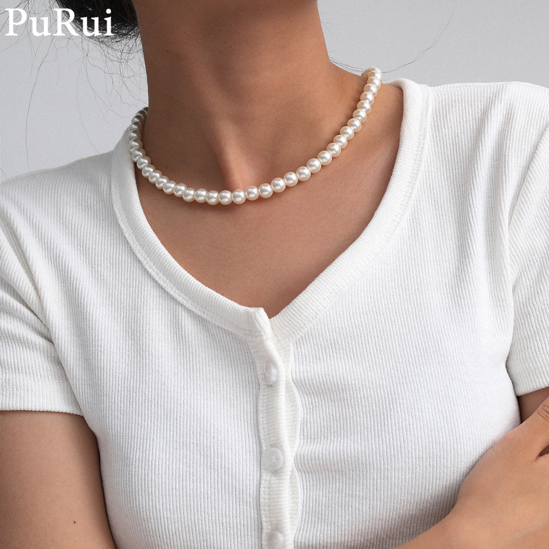 Collana girocollo minimalista  - Pearl Choker Necklace Vintage recensione e prezzo