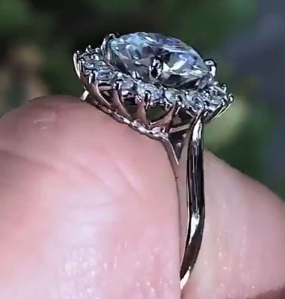 Anello di fidanzamento per ann - Moissanite Engagement Ring 1 Carat recensione e prezzo