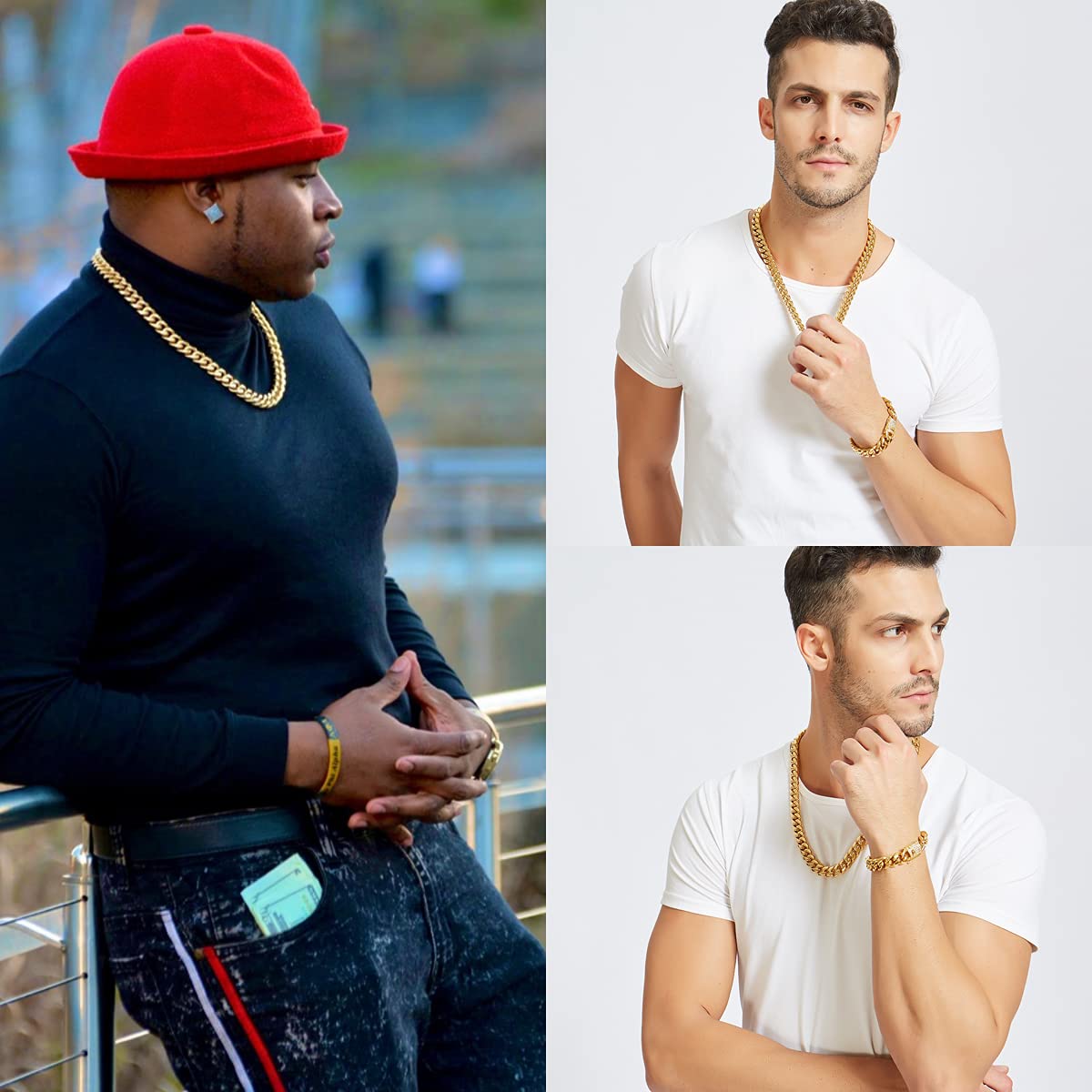 Catena cubana Hip Hop da 6-12  - Cuban Link Chain 12Mm recensione e prezzo