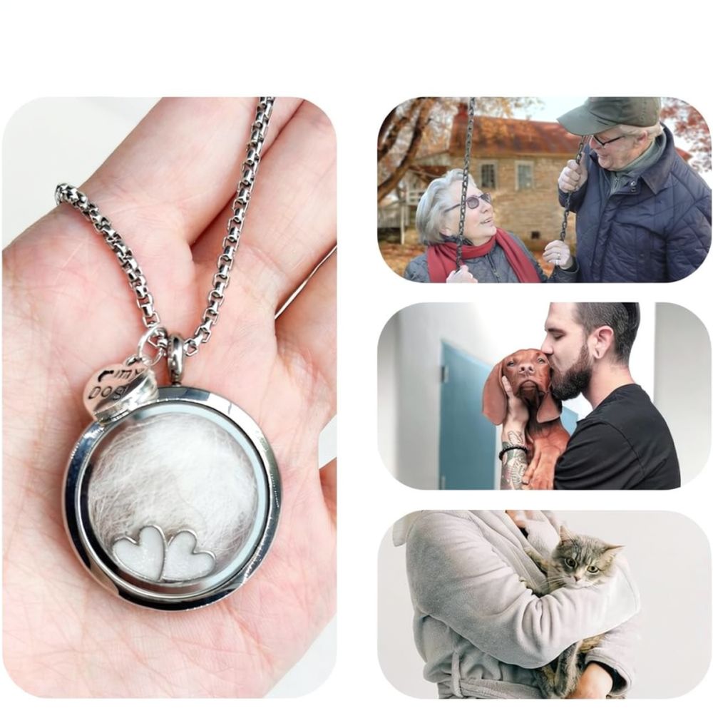Collana commemorativa in accia - Heart Locket Necklace Photo recensione e prezzo
