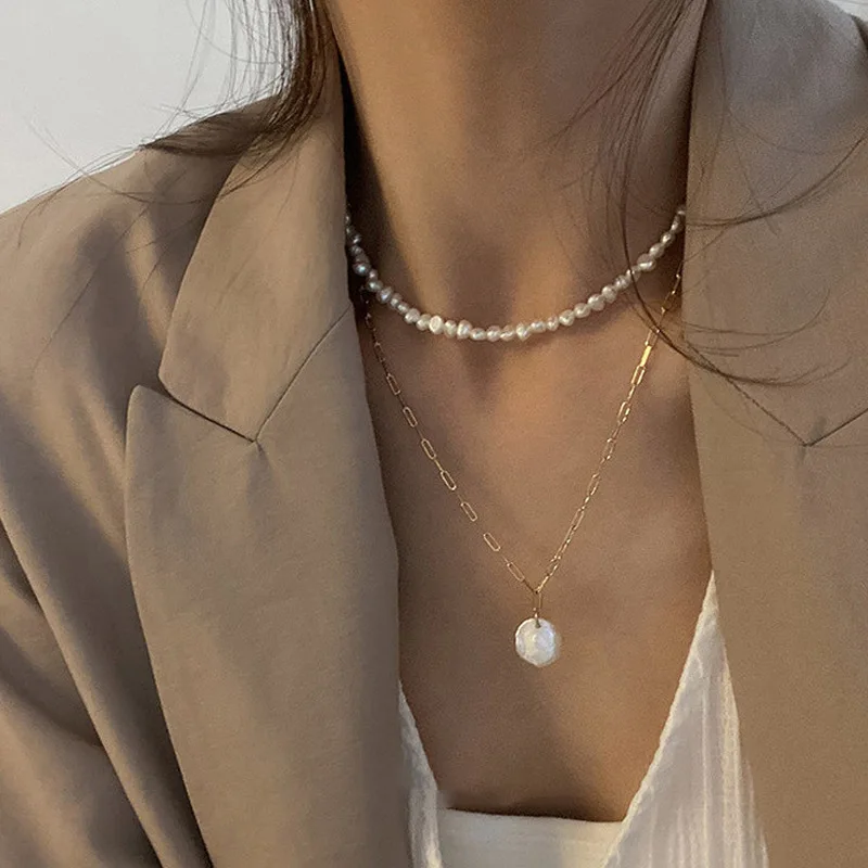 Collana con Pendente di Perle  - Pearl Choker Necklace Vintage recensione e prezzo