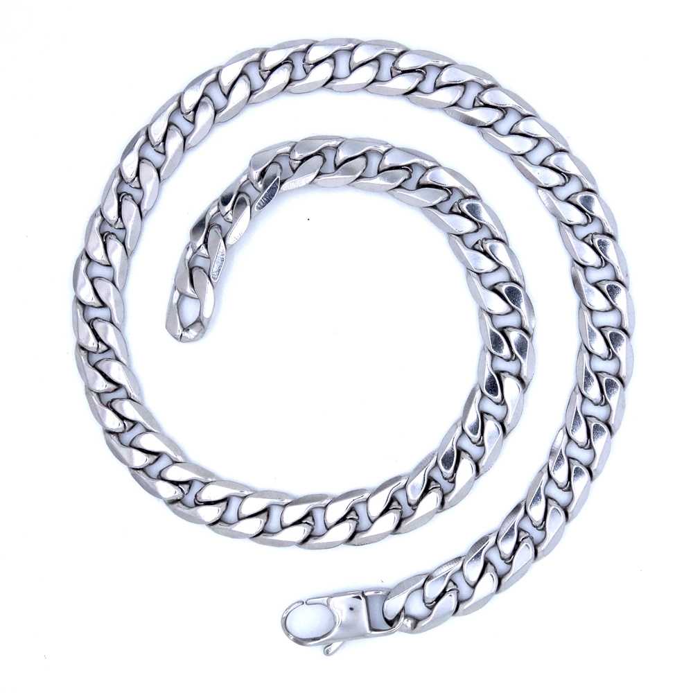 Collana da uomo in acciaio ino - Cuban Link Chain 12Mm recensione e prezzo