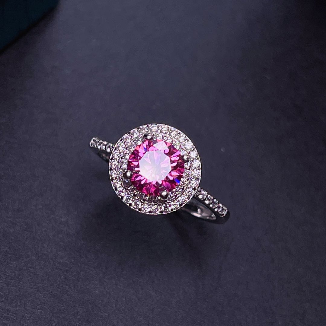 Nuovo anello Moissanite rosa c - Moissanite Engagement Ring 1 Carat recensione e prezzo