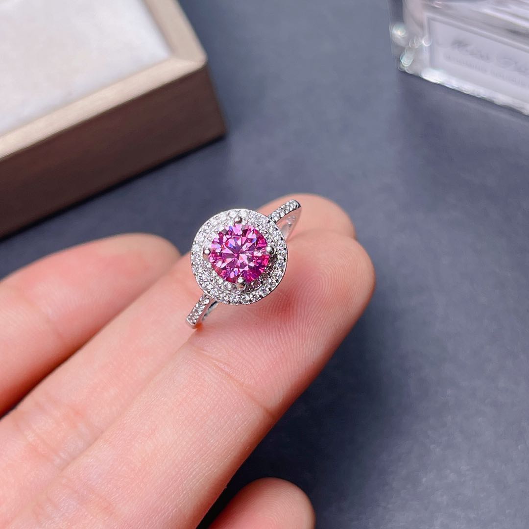 Nuovo anello Moissanite rosa c - Moissanite Engagement Ring 1 Carat recensione e prezzo