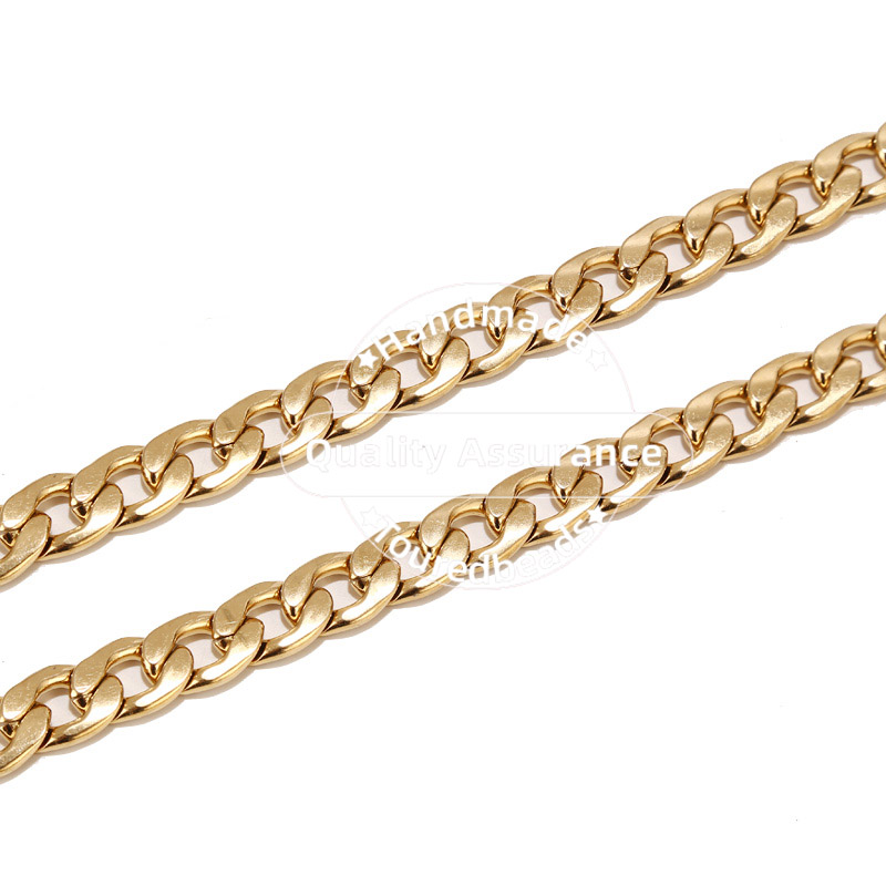 1m tono oro 12mm larghezza pes - Cuban Link Chain 12Mm recensione e prezzo