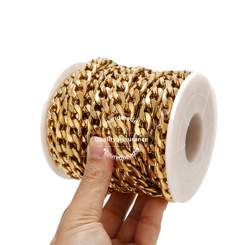 1m tono oro 12mm larghezza pes - Cuban Link Chain 12Mm recensione e prezzo