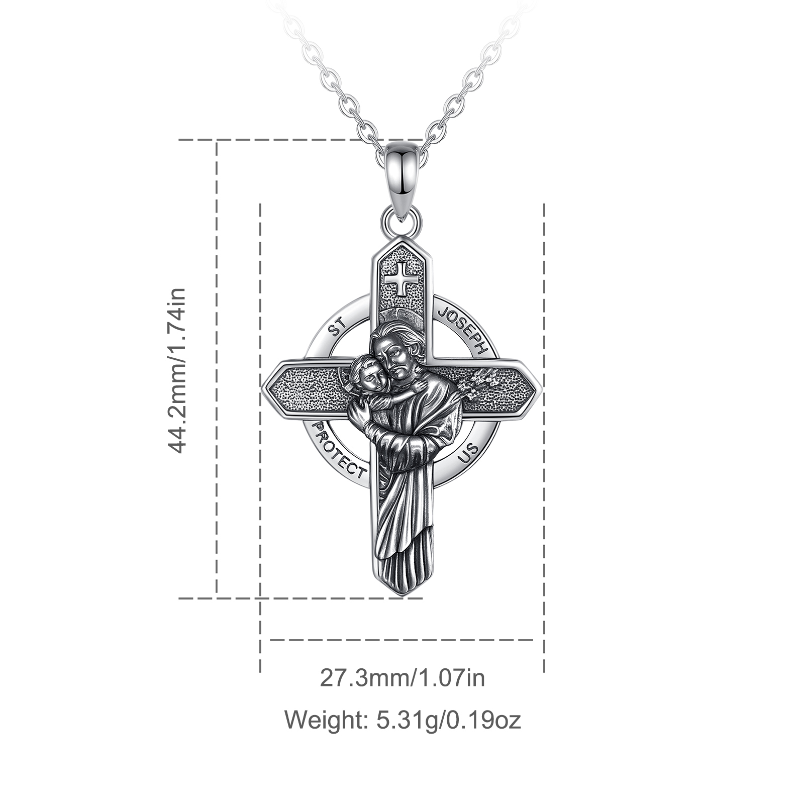Eudora Collana in Argento Ster - 925 Sterling Silver Chain Necklace Men recensione e prezzo