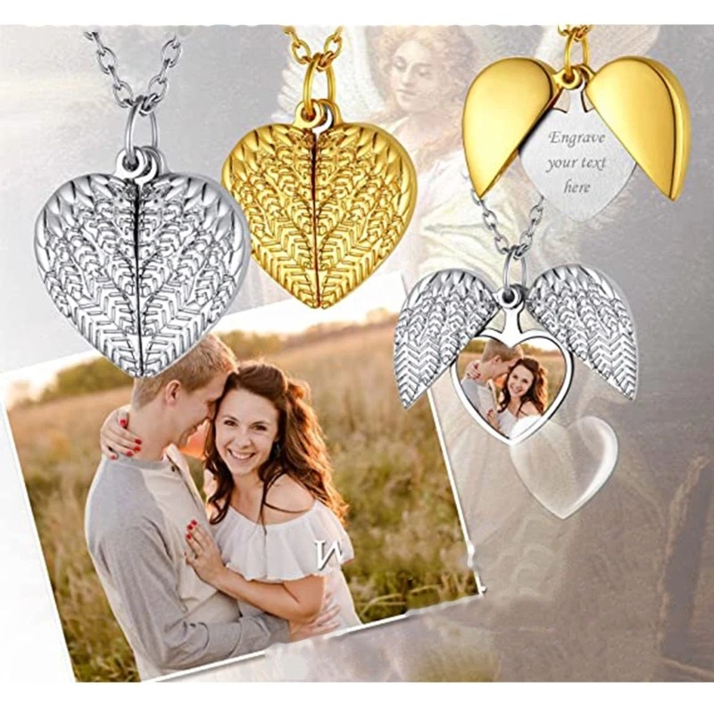 Collana con medaglione a forma - Heart Locket Necklace Photo recensione e prezzo