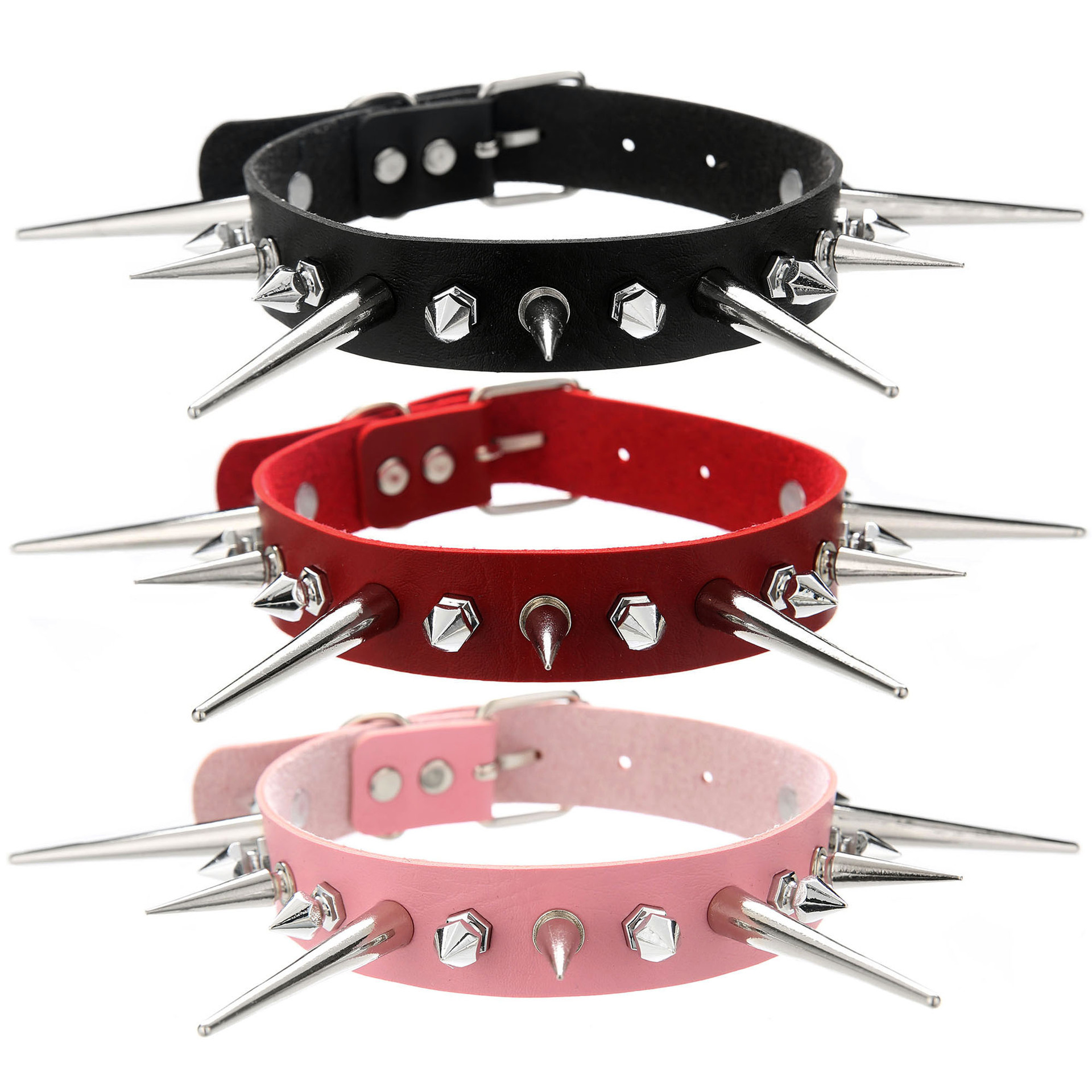 Goth Long Spike Choker Punk Co - Goth Punk Spike Choker recensione e prezzo